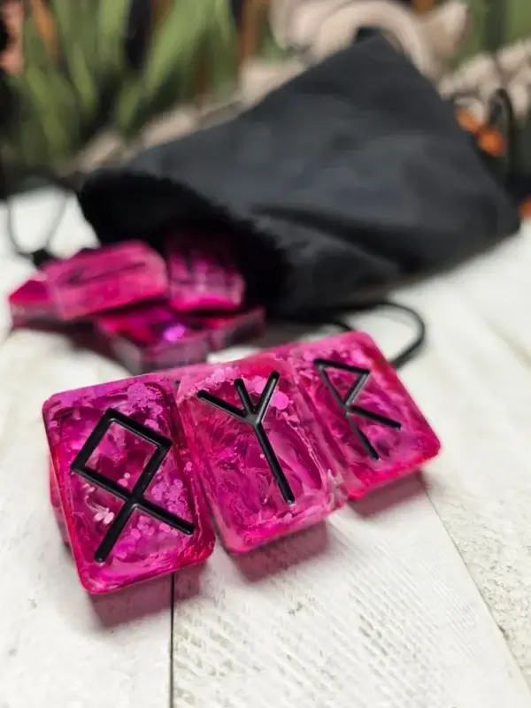 The Lady Lure Elder Futhark Rune Set
