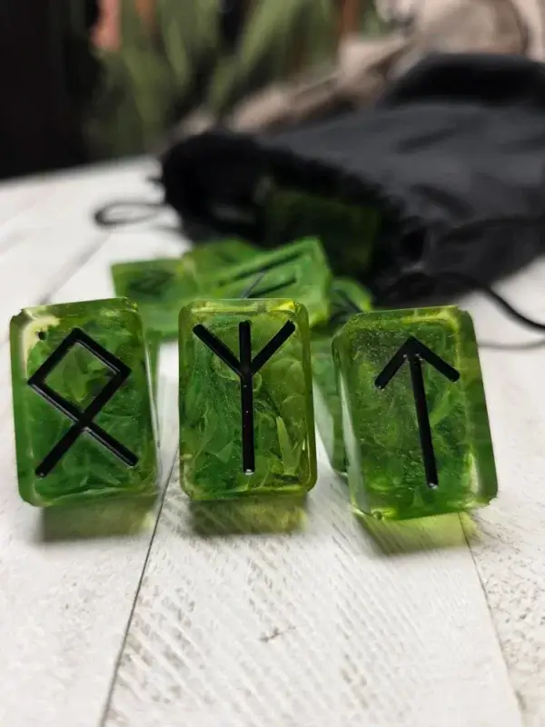 Lucky Charm Elder Futhark Rune Set