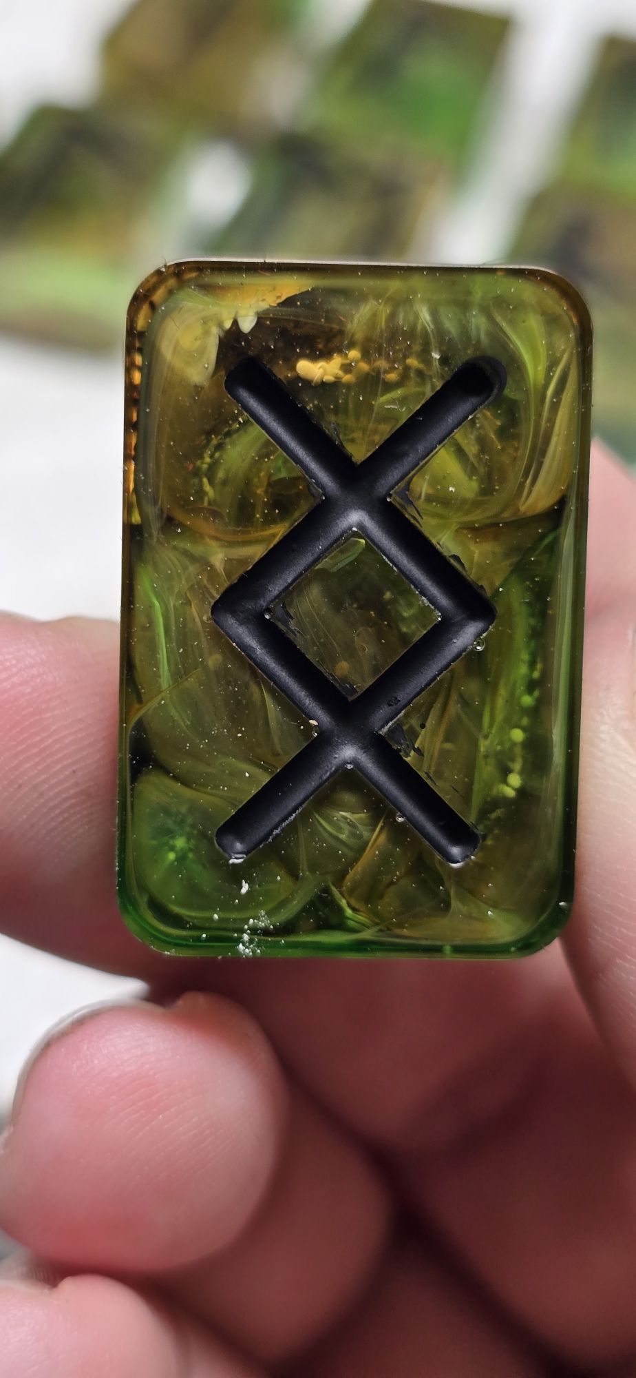 Fjorgyn's Bloom Elder Futhark Rune Set - Image 2
