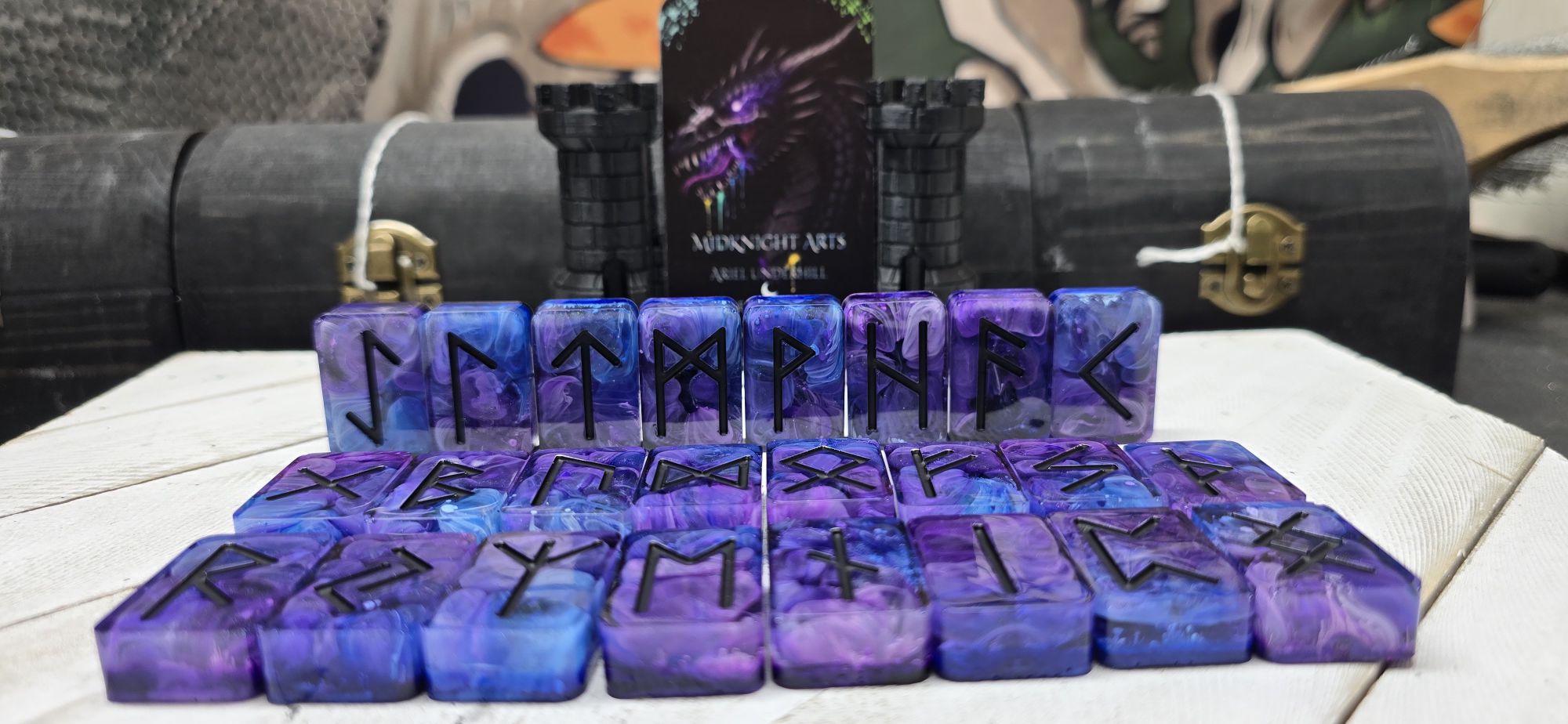 Gerda Elder Futhark Rune Set